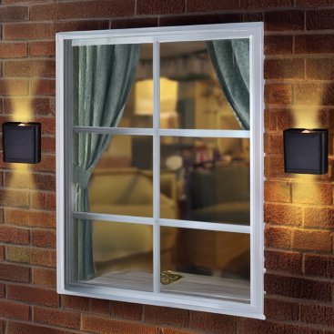 2-Way Wall, Fence & Post Light, 2Pk