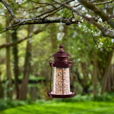 Lighthouse Seed Feeder - Copper