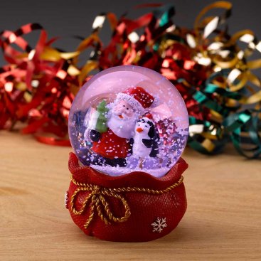6cm Red Velvet SnowSpheres, Mixed Case