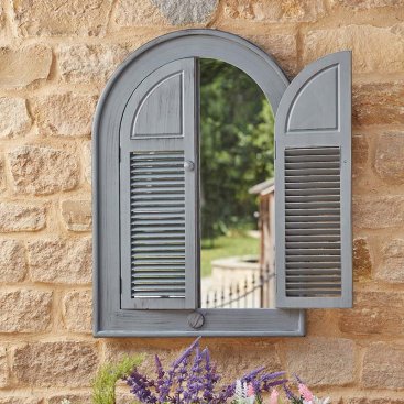Louvre Home & Garden Mirror - Slate