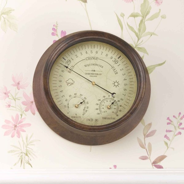 8in Westminster Barometer & Thermometer : Smart Garden Products