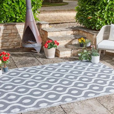 Alfresco Mats - Neptune - Slate - 180x240cm