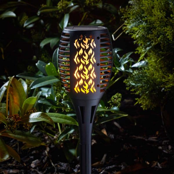 Smart solar shop compact flaming torch