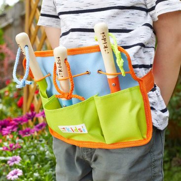 Tool Belt & 3 Wooden Handled Tools - Kids, FSC1