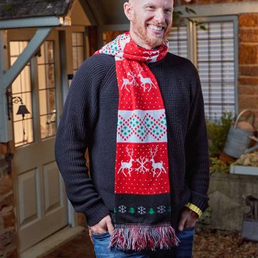 Luxury Scarf - Reindeer