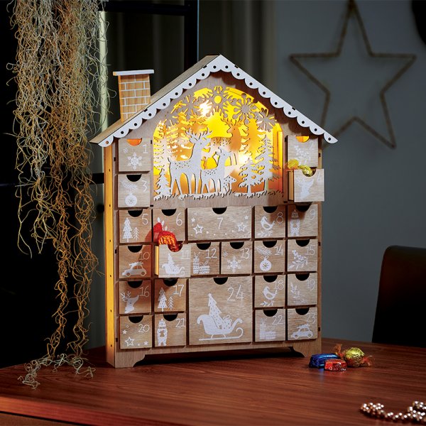 InLit Traditional Alpine Advent Calendar Smart Garden Products