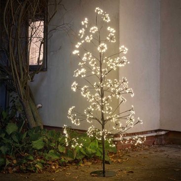 1.8m Twinkling Tree - Warm White, LV
