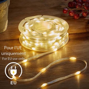 TwoTone String Lights - 200 LEDs - Warm/Cool , LV, EU Plug