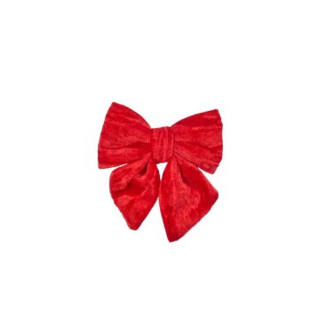 13cm Velvet Bow - Ruby